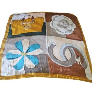 Multicolor Silk Scarf